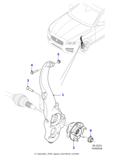 T2H25264 - Jaguar Vertical link