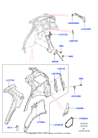 LR061368 - Land Rover Bracket