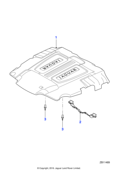 C2D49196 - Jaguar Engine cover