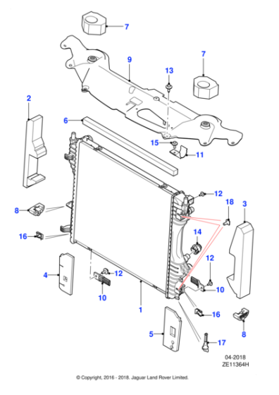 C2Z8327 - Jaguar Deflector shield