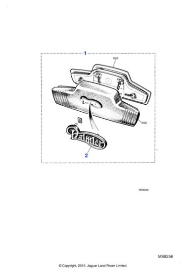DAC3160 - Jaguar Horn pad