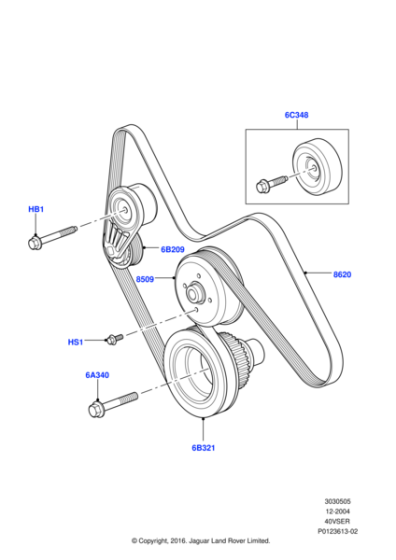 PQG500200 - Land Rover Tensioner