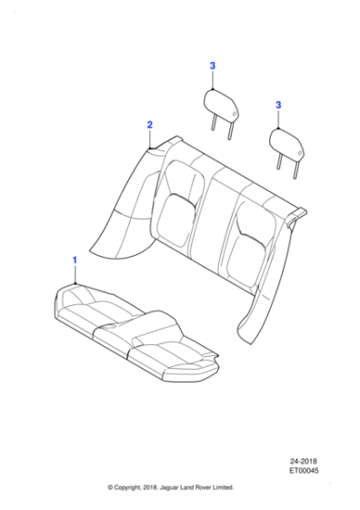 T2H44022QKW - Jaguar Headrest