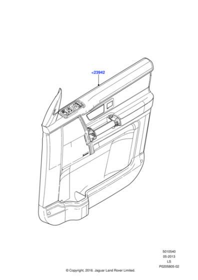 LR016878 - Land Rover Panel - Door Trim