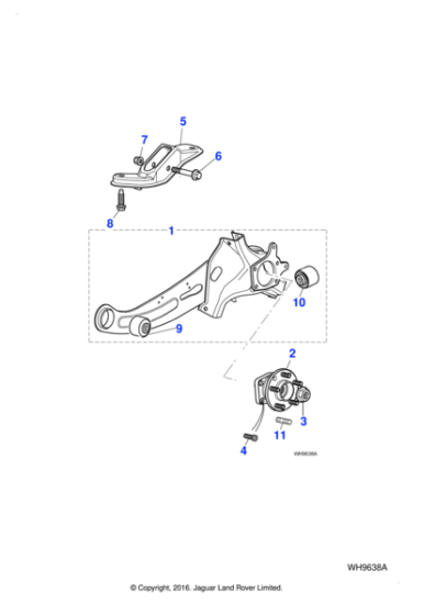 C2S46772 - Jaguar Hub and bearing