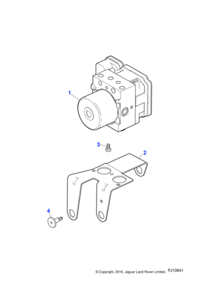 C2P14581 - Jaguar Anti lock brake modulator