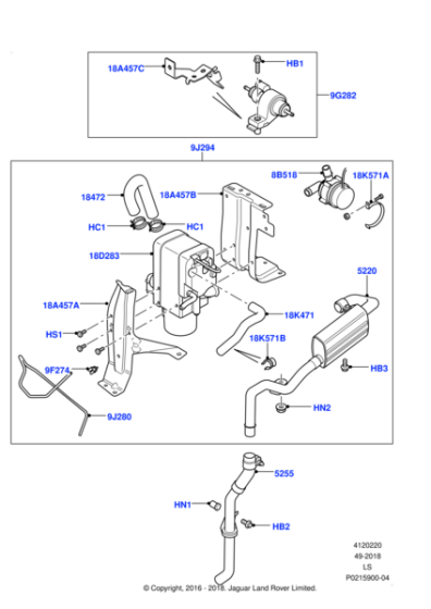 LR013840 - Land Rover Pipe - Fuel