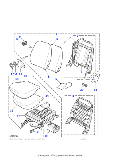 HGB000060 - Land Rover Foam cushion