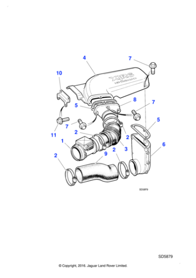 LNA1620AA - Jaguar Air flow meter