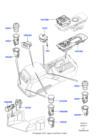 LR094189 - Land Rover Plug