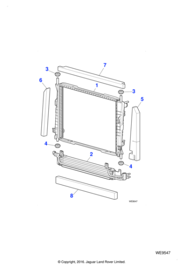 C2S1231 - Jaguar Radiator
