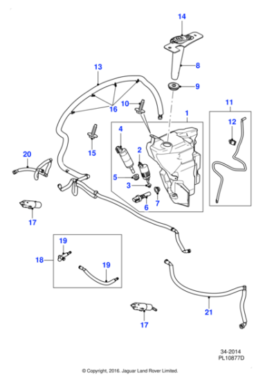 C2P7781 - Jaguar Reservoir filler neck