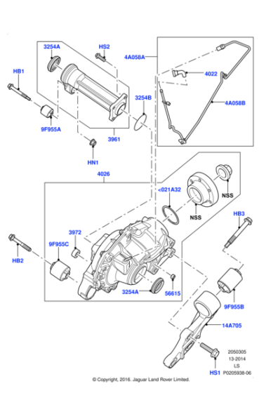LR029569 - Land Rover Differential