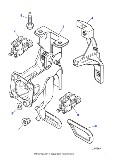 XR810298 - Jaguar Speed control switch