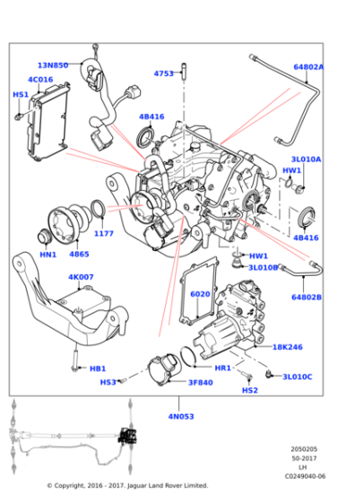 LR052118 - Land Rover UNIT - DRIVE - REAR | Jaguar Land Rover LR052118 - Land Rover UNIT - DRIVE - REAR | Jaguar Land Rover