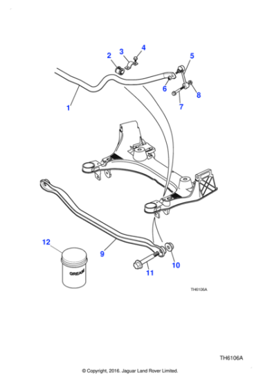 JFT10816EP - Jaguar Hexagon flange screw