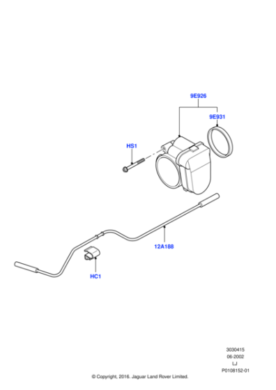LR029639 - Land Rover Clip