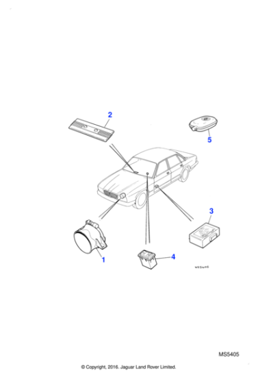 CCC6696HFA - Jaguar Solar sensor/alarm diode
