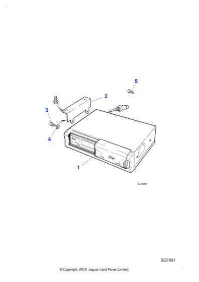 BEC26312 - Jaguar Autochanger bracket