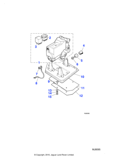 C36884 - Jaguar Blanking plate