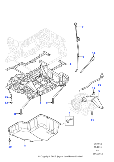 LR029917 - Land Rover Indicator - Oil Level