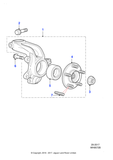 C2S50885 - Jaguar Wheel stud