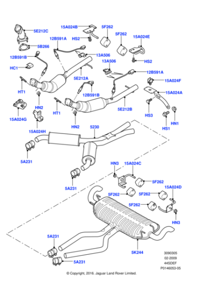 ESR2034 - Land Rover Nut-flange-nyloc