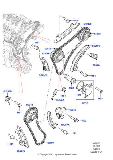 LR135872 - Land Rover Bolt