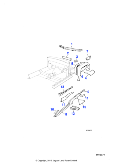 9557 - Jaguar Mounting bracket