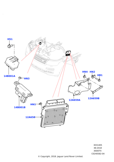 LR050996 - Land Rover Module-Engine Control
