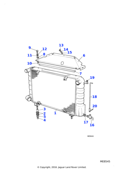 C8975 - Jaguar Mounting pad
