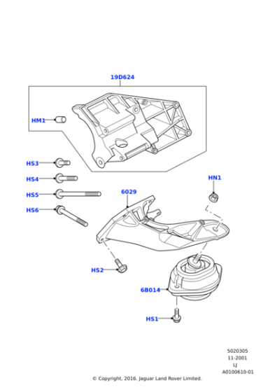LR033435 - Land Rover Screw