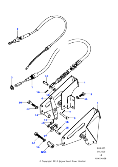 AEU1446 - Land Rover Clip-p