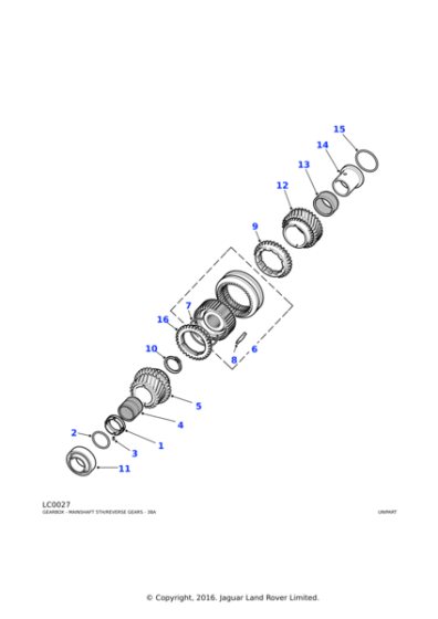 FTC5043 - Land Rover Gear-5th driven manual transmission