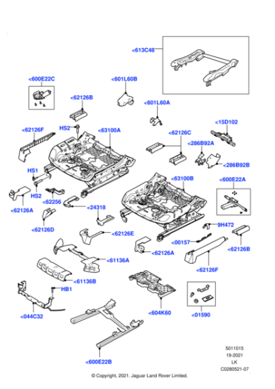 LR138903 - Land Rover Frame