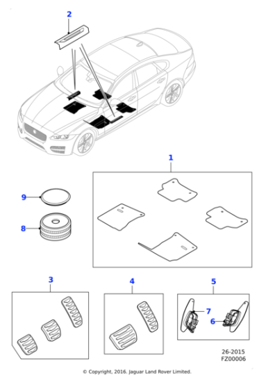 Gear Selector - Black Leather Top