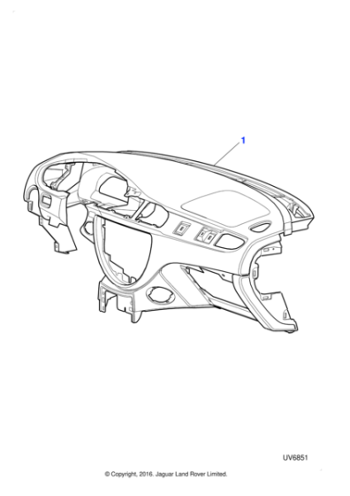 XR814911AES - Jaguar Facia