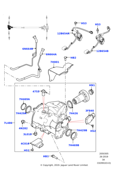 LR117516 - Land Rover Power Transfer Unit