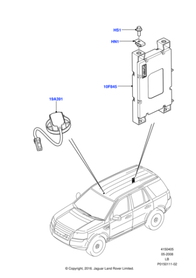 LR029613 - Land Rover Microphone