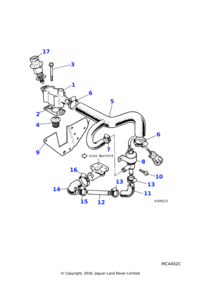 JHC200701 - Jaguar Hose clip