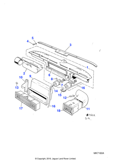 BCC6607 - Jaguar Outer vent