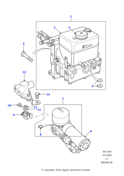 ANR2243 - Land Rover Bracket assembly brake