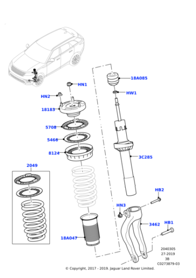 LR090608 - Land Rover Washer
