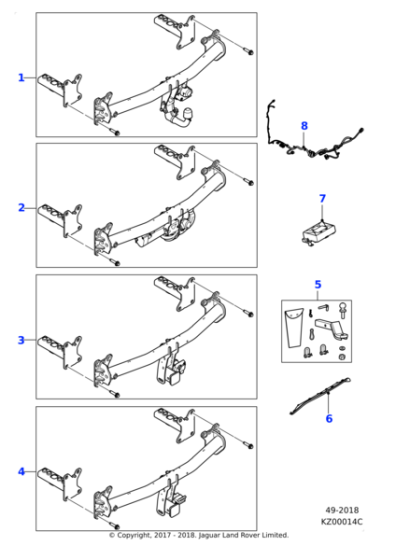 J9C15503 - Jaguar Tow bar