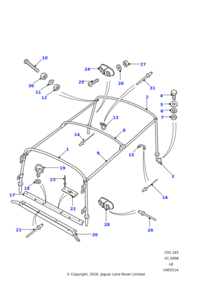 SA106452 - Land Rover Screw