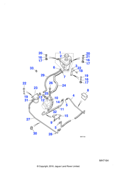 JWV116001 - Jaguar Sealing washer