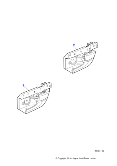 C2Z30630 - Jaguar Remote control handle