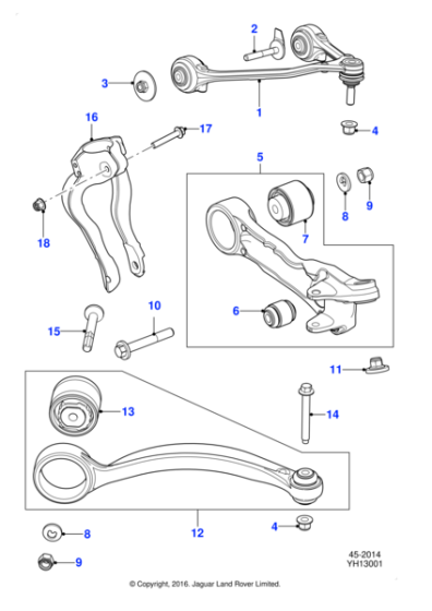 C2D20793 - Jaguar Mounting bracket