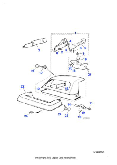 AC606128J - Jaguar Self tapping screw