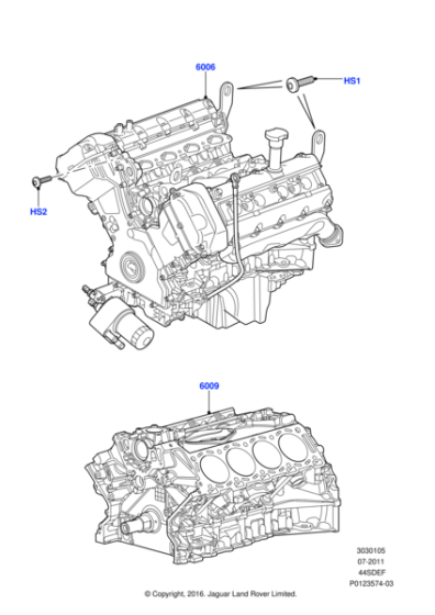 4680282 - Land Rover Engine - Stripped